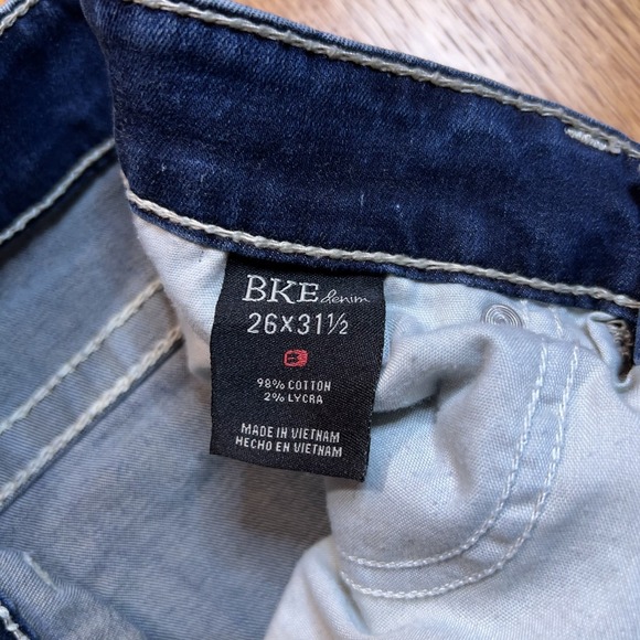 Buckle BKE Payton Jeans Womens 28X31 Blue Denim‎ Faded Straight Leg (Tag 26R) - Picture 5 of 10